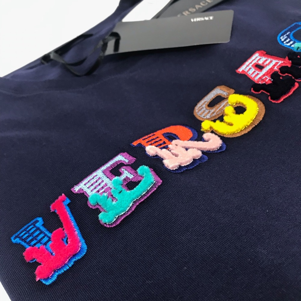 Brand New Versace Men’s Embroidered Logo T-shirt